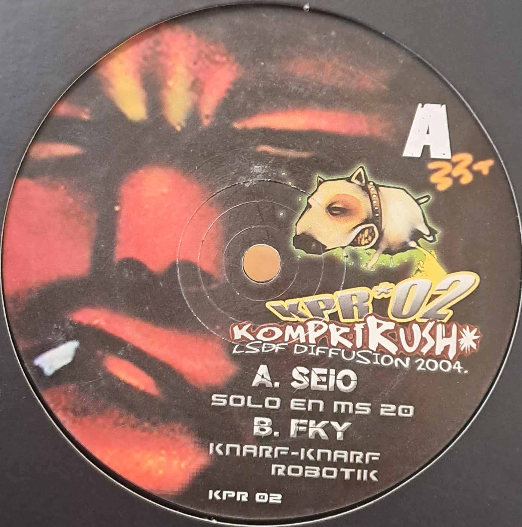 Komprirush 02 - vinyle freetekno